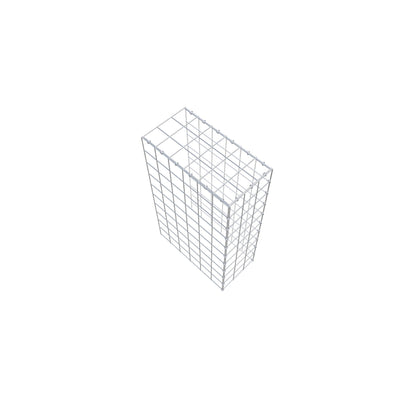 Gavión adicional tipo 4 100 cm x 60 cm x 30 cm (L x A x P), malla 10 cm x 10 cm, anillo en C