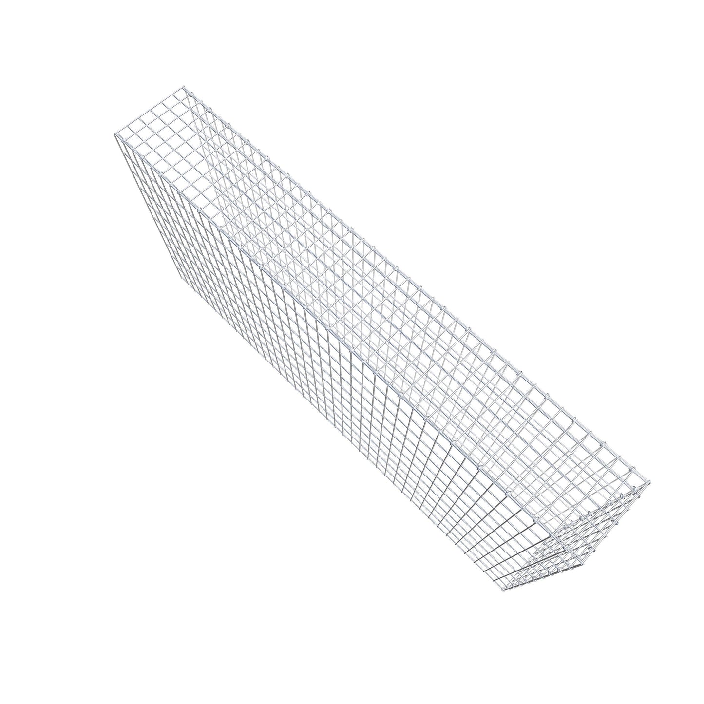Gabbione aggiuntivo tipo 4 200 cm x 100 cm x 30 cm (L x H x P), maglia 5 cm x 10 cm, anello a C
