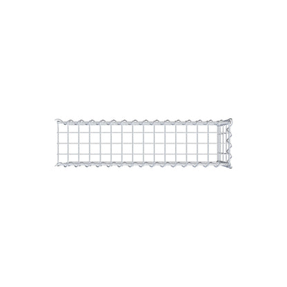 Add-on schanskorf type 4 80 cm x 40 cm x 20 cm (L x H x D), maaswijdte 5 cm x 10 cm, spiraalvormig
