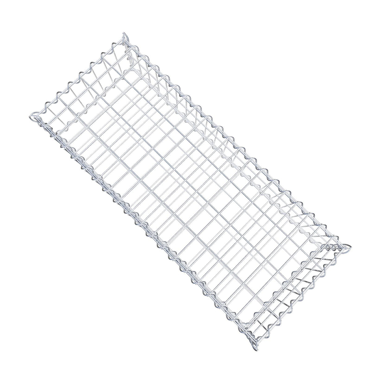 Gabion 100 cm x 20 cm x 40 cm (L x H x D), mesh size 5 cm x 10 cm, spiral