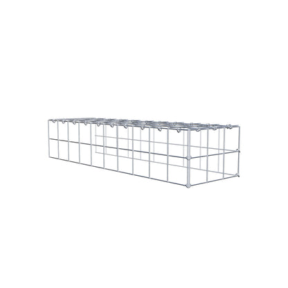 Gavión complementario de tipo 4 100 cm x 20 cm x 30 cm (L x A x P), malla 10 cm x 10 cm, anillo en C