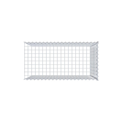 Add-on schanskorf type 4 100 cm x 80 cm x 50 cm (L x H x D), maaswijdte 5 cm x 5 cm, spiraalvormig