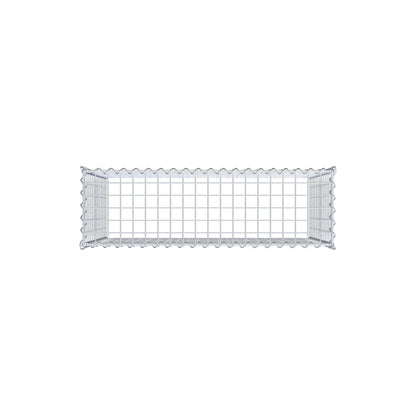 Grown-on gabion type 3 100 cm x 70 cm x 30 cm (L x H x D), mesh size 5 cm x 5 cm, spiral