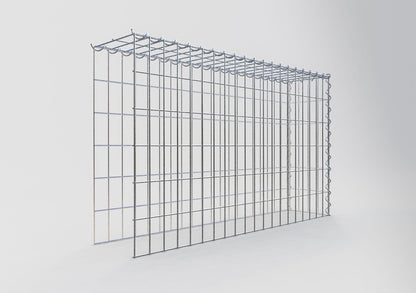Add-on schanskorf type 4 100 cm x 60 cm x 20 cm (L x H x D), maaswijdte 5 cm x 10 cm, spiraalvormig