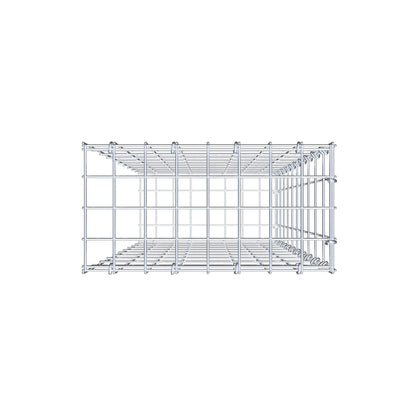 Pila adicional tipo 2 100 cm x 40 cm x 20 cm, malla 5 cm x 10 cm, anillo en C