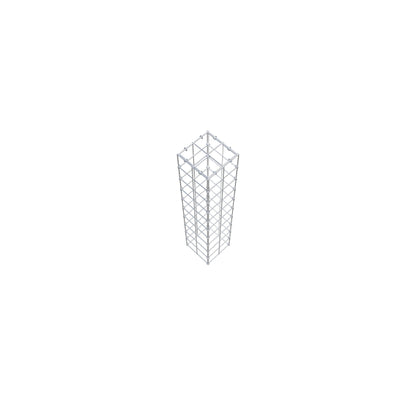 Gabbione aggiuntivo di tipo 3 100 cm x 20 cm x 20 cm (L x H x P), maglia 10 cm x 10 cm, anello a C