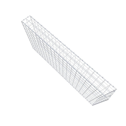Schanskorf 200 cm x 100 cm x 20 cm (L x H x D), maaswijdte 10 x 10 cm, spiraalring