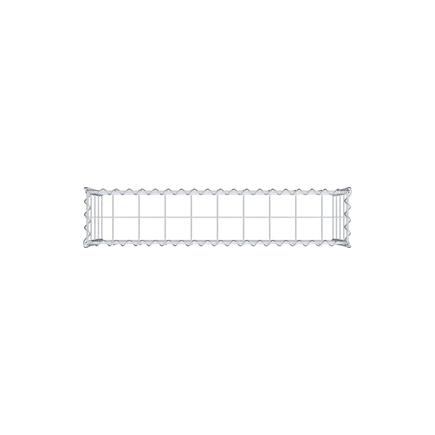 Gabbione aggiuntivo tipo 3 100 cm x 40 cm x 20 cm (L x A x P), maglia 10 cm x 10 cm, spirale