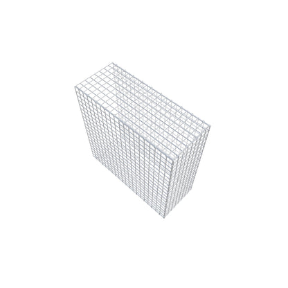 Mounted gabion type 2 100 cm x 100 cm x 40 cm (L x H x D), mesh size 5 cm x 5 cm, C-ring