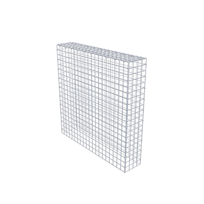 Gavión adicional tipo 3 100 cm x 100 cm x 20 cm (L x A x P), malla 5 cm x 5 cm, anillo en C