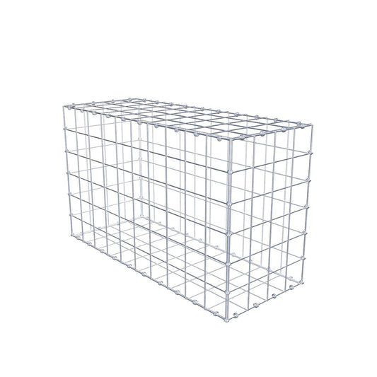Schanskorf 100 cm x 60 cm x 40 cm (L x H x D), maaswijdte 10 x 10 cm, spiraalring