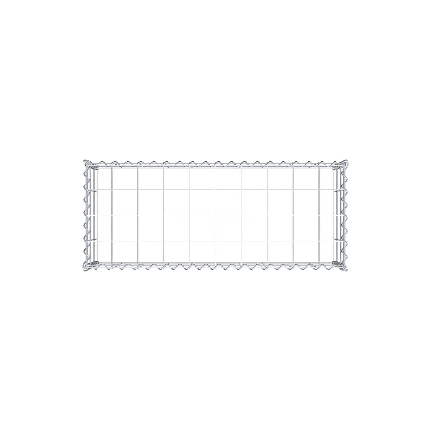 Gabião tipo 3 100 cm x 30 cm x 40 cm (C x A x P), malhagem 10 cm x 10 cm, espiral
