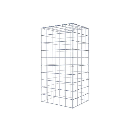 Anbaugabione Typ 3 100 cm x 40 cm x 50 cm (L x H x T), Maschenweite 10 cm x 10 cm, C-Ring