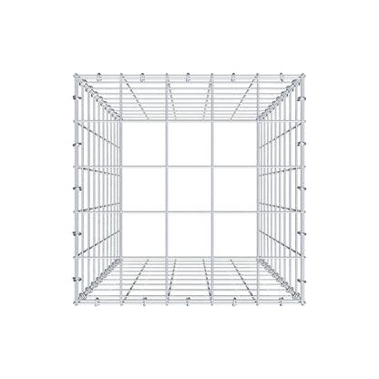 Type 3 oplegkorf 100 cm x 50 cm x 50 cm (L x H x D), maaswijdte 10 cm x 10 cm, C-ring