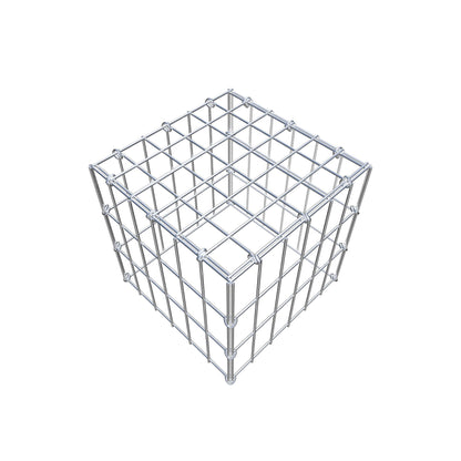 Anbaugabione Typ 3 30 cm x 30 cm x 30 cm (L x H x T), Maschenweite 5 cm x 10 cm, C-Ring