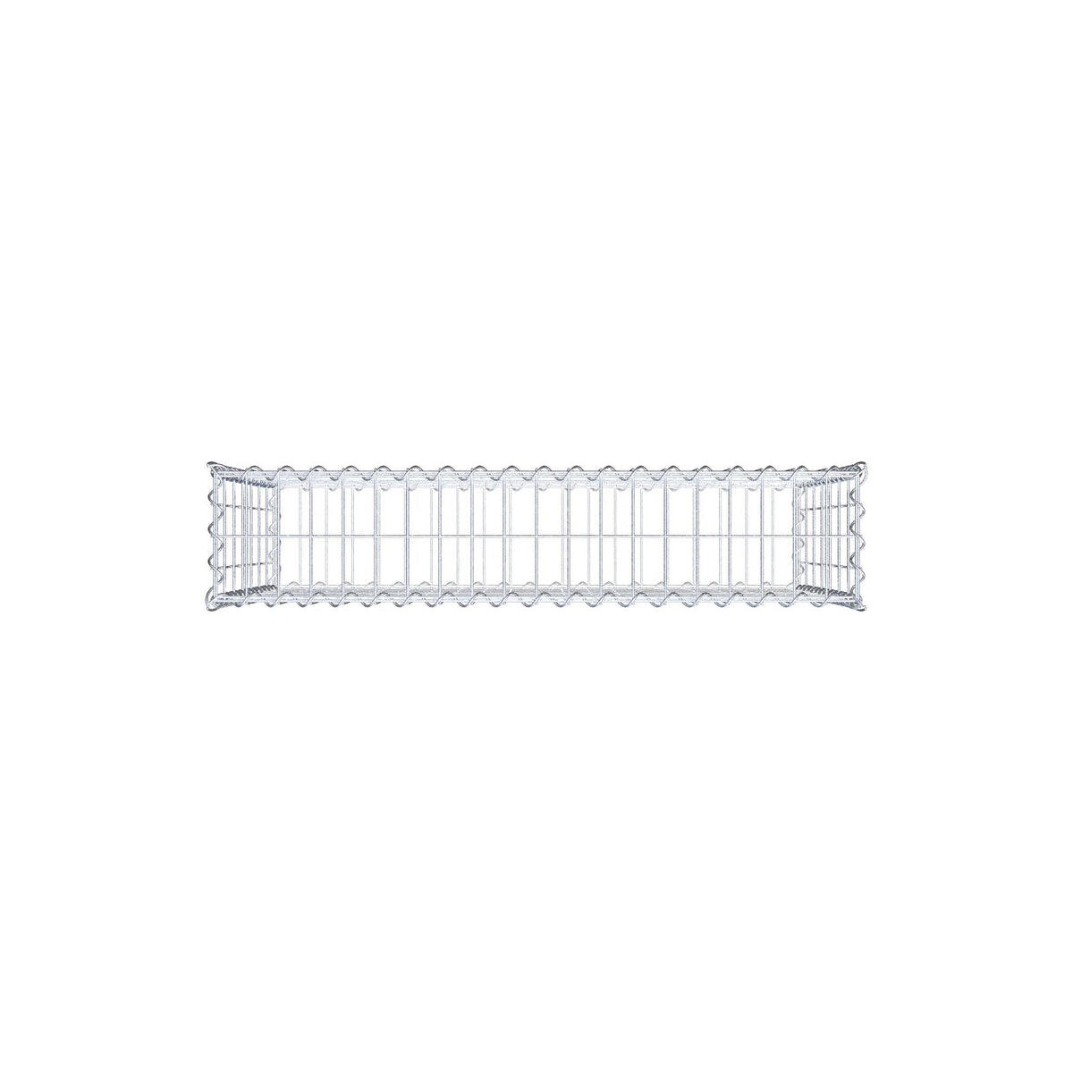 Gabion 100 cm x 70 cm x 20 cm (L x H x P), mailles 5 cm x 10 cm, spirale