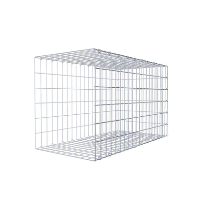 Opzetpaal type 2 100 cm x 60 cm x 50 cm, maaswijdte 5 cm x 10 cm, C-ring