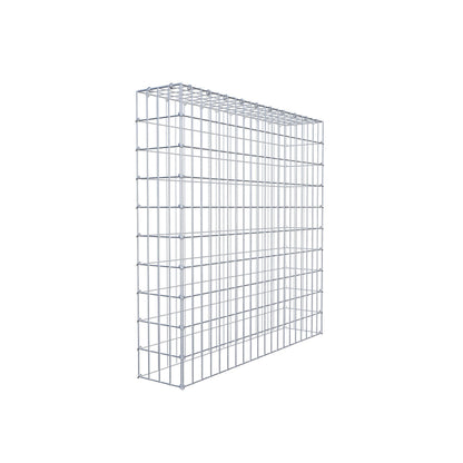 Typ 3 påbyggnadsgabion 100 cm x 100 cm x 20 cm (L x H x D), maskstorlek 5 cm x 10 cm, C-ring