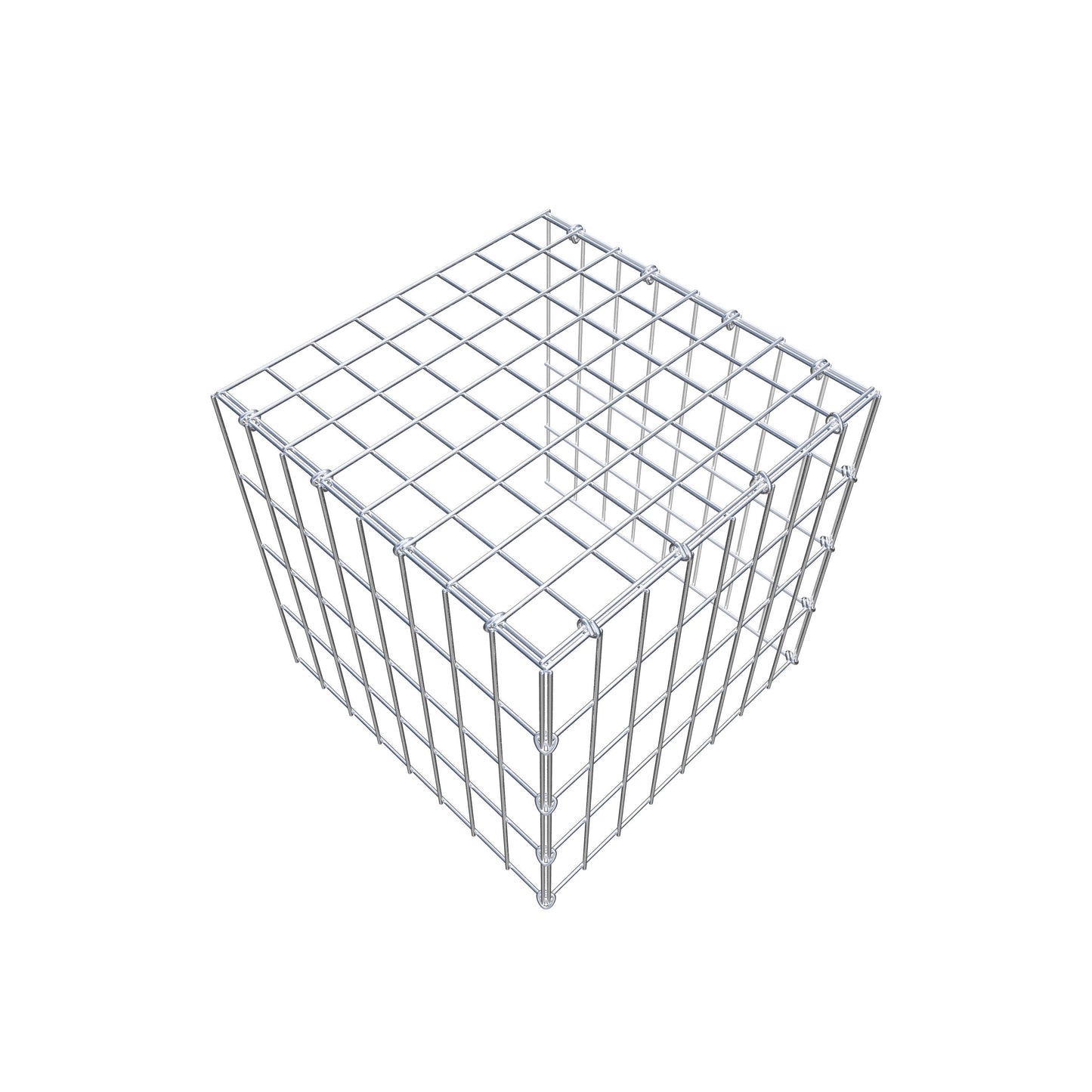 Add-on schanskorf type 4 40 cm x 40 cm x 40 cm (L x H x D), maaswijdte 5 cm x 10 cm, C-ring