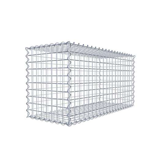 Gabbione 100 cm x 50 cm x 40 cm (L x H x P), maglia 5 cm x 5 cm, spirale