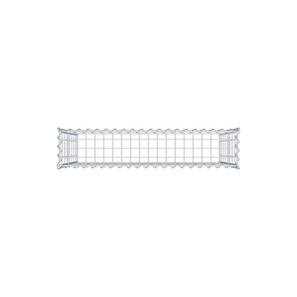 Add-on schanskorf type 3 100 cm x 80 cm x 20 cm (L x H x D), maaswijdte 5 cm x 10 cm, spiraalvormig