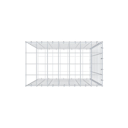 Gavión complementario de tipo 2 100 cm x 70 cm x 40 cm (L x A x P), malla 10 cm x 10 cm, anillo en C