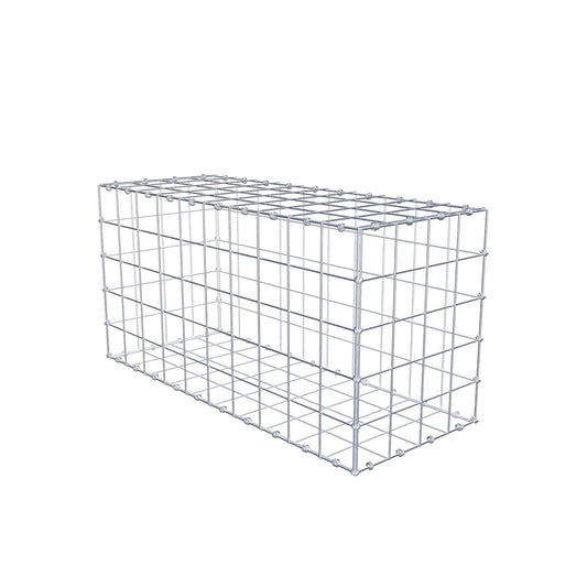 Schanskorf 100 cm x 50 cm x 40 cm (L x H x D), maaswijdte 10 x 10 cm, spiraalring