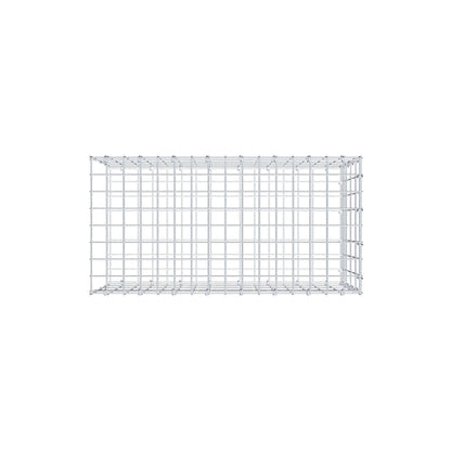 Gabião tipo 2 80 cm x 40 cm x 40 cm, malhagem 5 cm x 10 cm, anel C