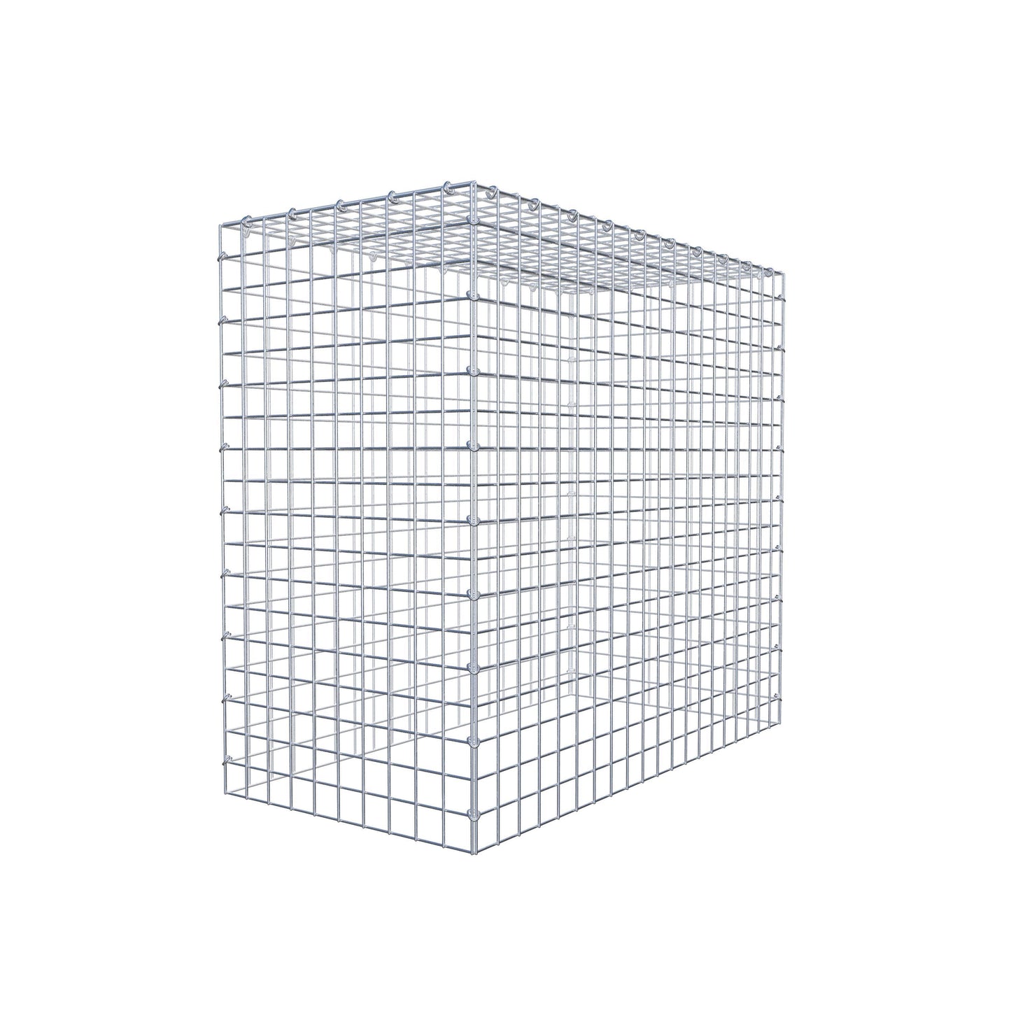 Gavión complementario de tipo 3 100 cm x 90 cm x 50 cm (L x A x P), malla 5 cm x 5 cm, anillo en C
