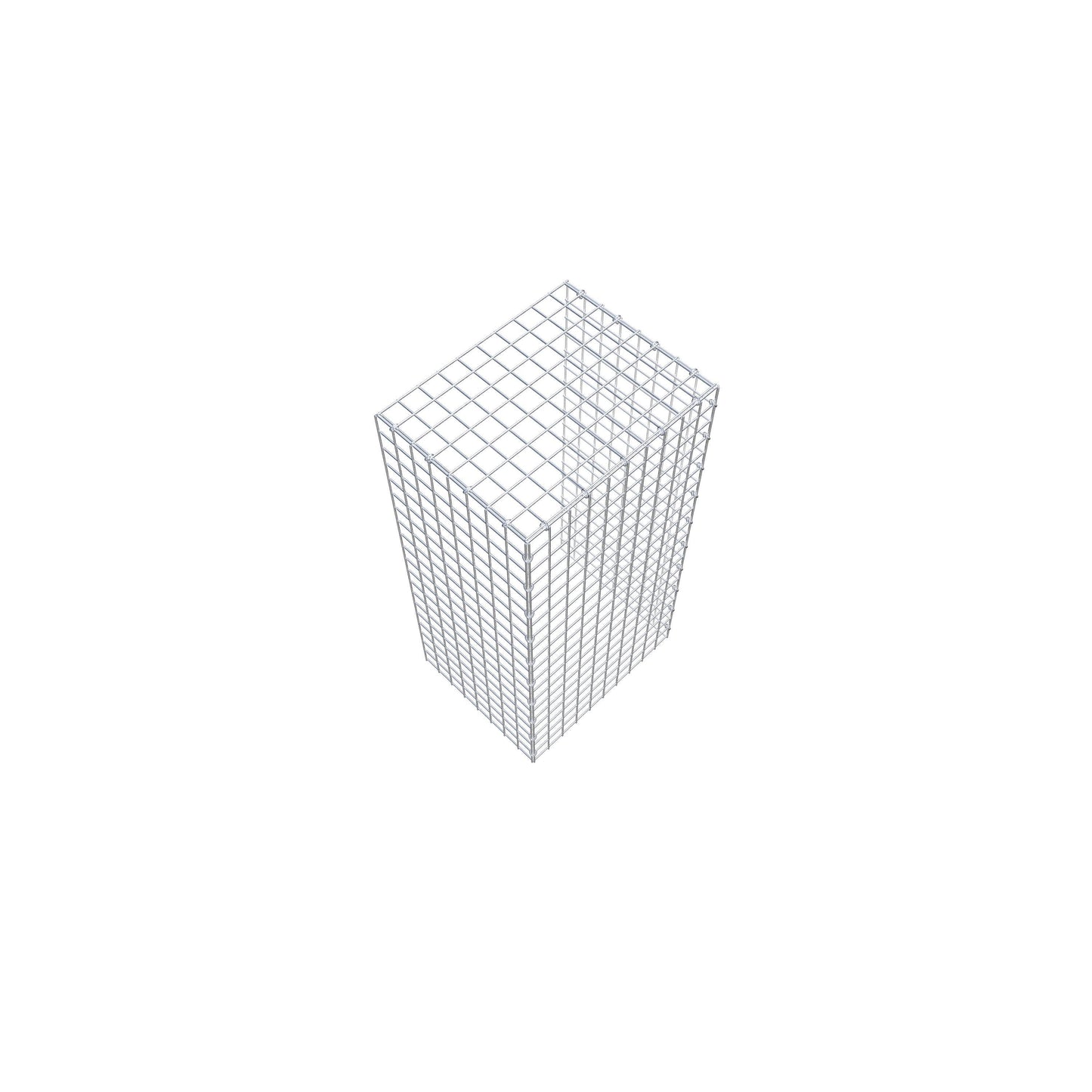 Add-on schanskorf type 4 100 cm x 40 cm x 50 cm (L x H x D), maaswijdte 5 cm x 5 cm, C-ring