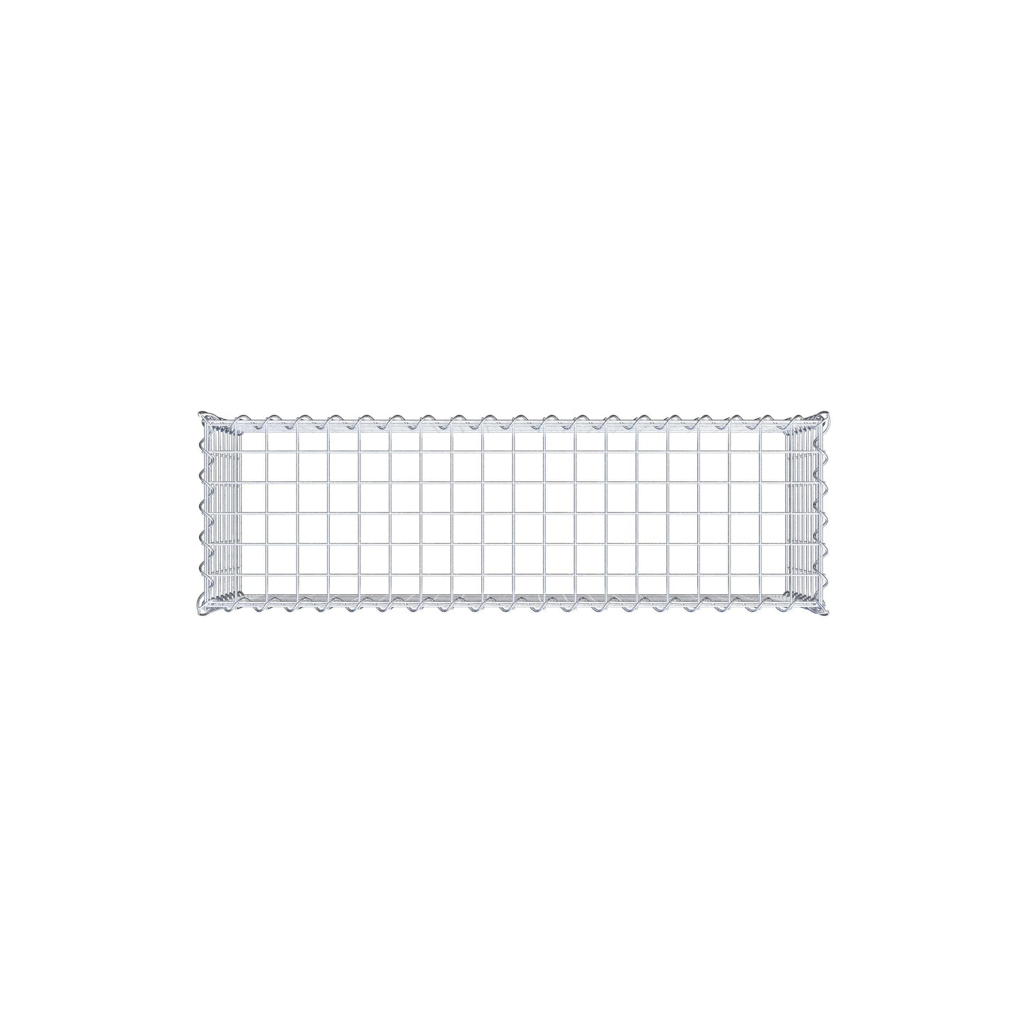 Gabbione aggiuntivo tipo 3 100 cm x 40 cm x 30 cm (L x A x P), dimensione maglia 5 cm x 5 cm, a spirale