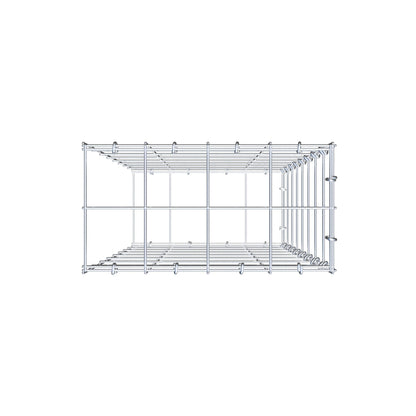 Pile aggiuntivo tipo 2 80 cm x 40 cm x 20 cm (L x H x P), maglia 10 cm x 10 cm, anello a C