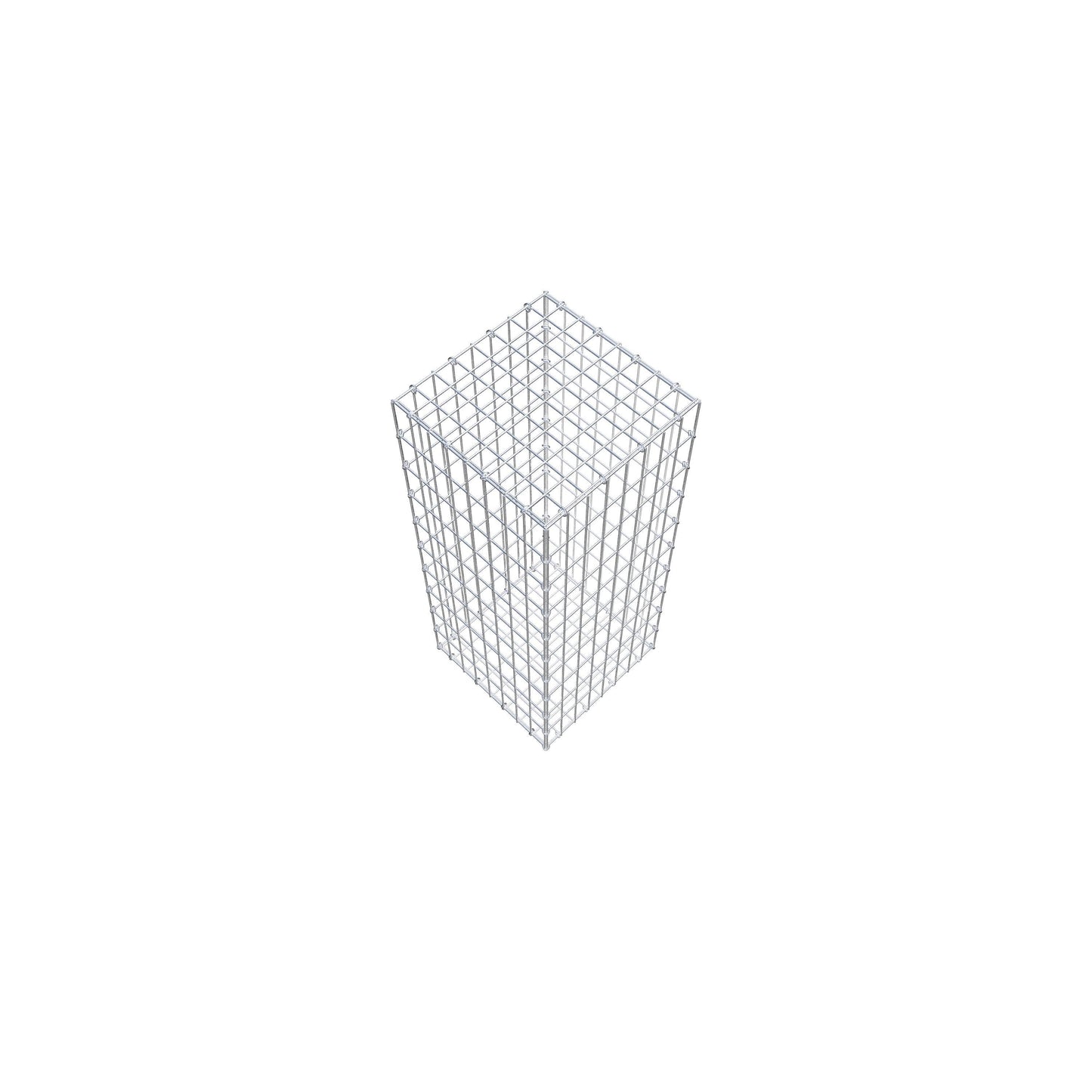 Gabbione 100 cm x 40 cm x 40 cm (L x H x P), maglia 5 cm x 10 cm, anello a C