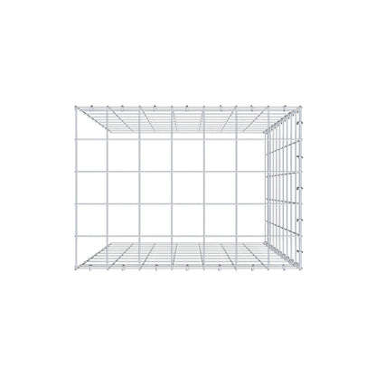 Opzetpaal type 4 100 cm x 70 cm x 50 cm (L x H x D), maaswijdte 10 cm x 10 cm, C-ring