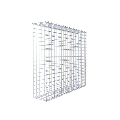 Gabion rapporté type 2 100 cm x 90 cm x 20 cm (L x H x P), mailles 5 cm x 5 cm, spirale