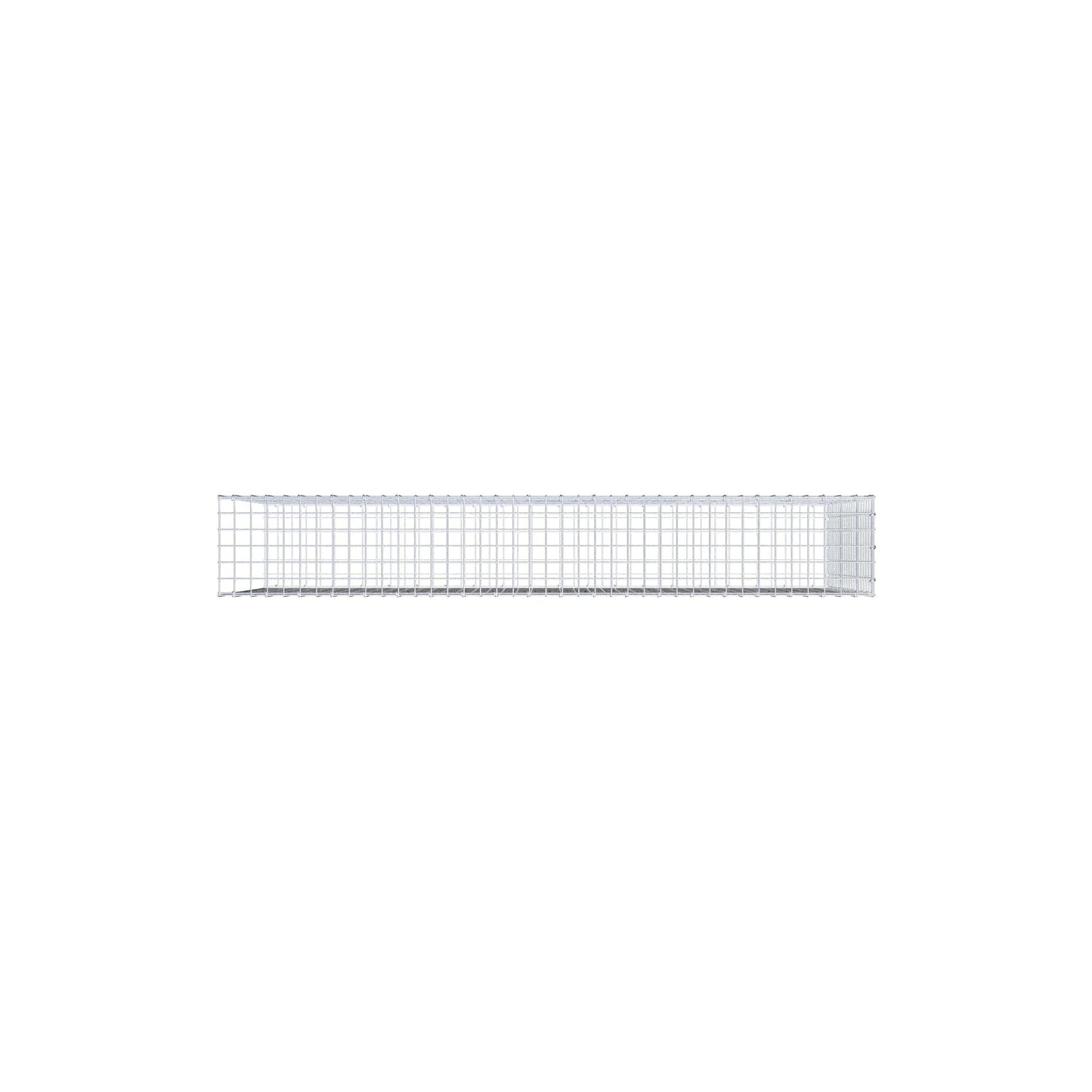 Bevestigbare schanskorf type 2 200 cm x 100 cm x 30 cm (L x H x D), maaswijdte 5 cm x 5 cm, C-ring