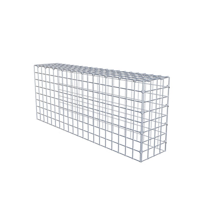 Type 4 oplegkorf 100 cm x 40 cm x 20 cm (L x H x D), maaswijdte 5 cm x 5 cm, C-ring