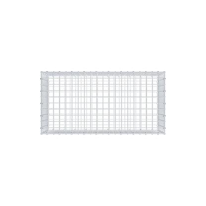 Gabion 100 cm x 40 cm x 50 cm (L x H x D), mesh size 5 cm x 5 cm, C-ring