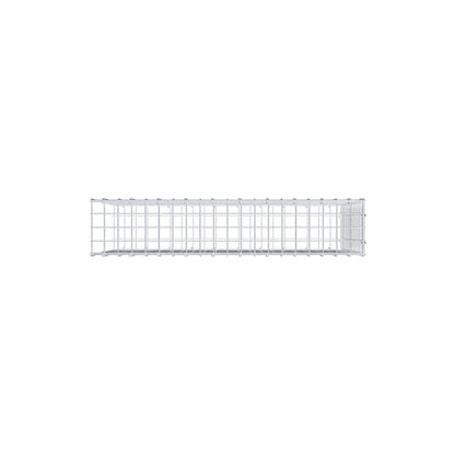 Gabbione aggiuntivo tipo 2 100 cm x 60 cm x 20 cm (L x A x P), maglia 5 cm x 5 cm, anello a C