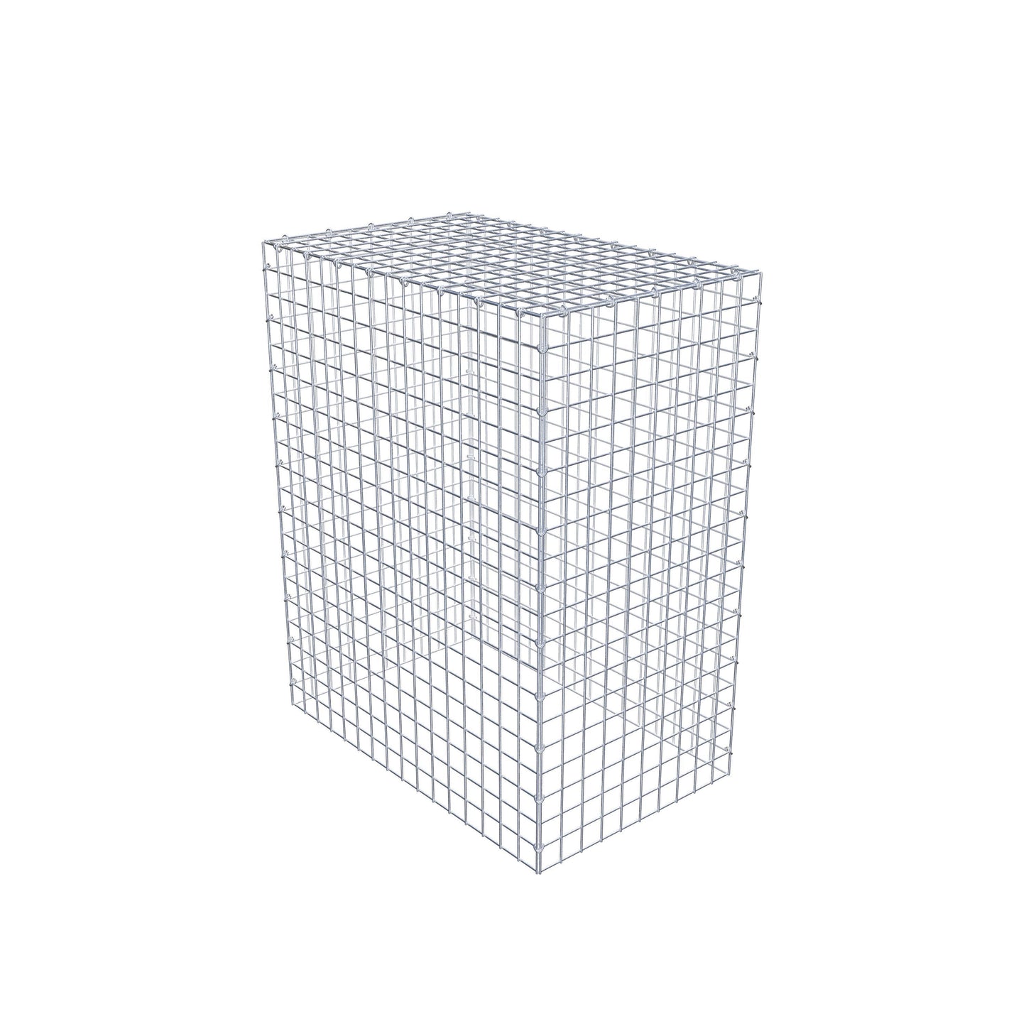 Type 3 oplegkorf 100 cm x 80 cm x 50 cm (L x H x D), maaswijdte 5 cm x 5 cm, C-ring