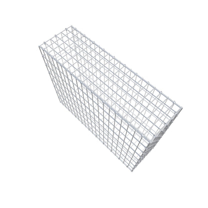 Gabion 100 cm x 80 cm x 30 cm (L x H x D), maskestørrelse 5 cm x 10 cm, C-ring