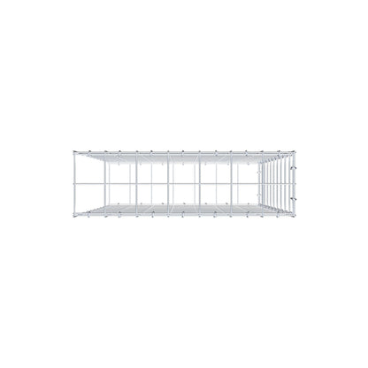Fourche rapportée type 2 100 cm x 70 cm x 20 cm (L x H x P), mailles 10 cm x 10 cm, anneau en C