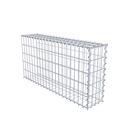 Add-on schanskorf type 2 100 cm x 50 cm x 20 cm (L x H x D), maaswijdte 5 cm x 10 cm, spiraalvormig