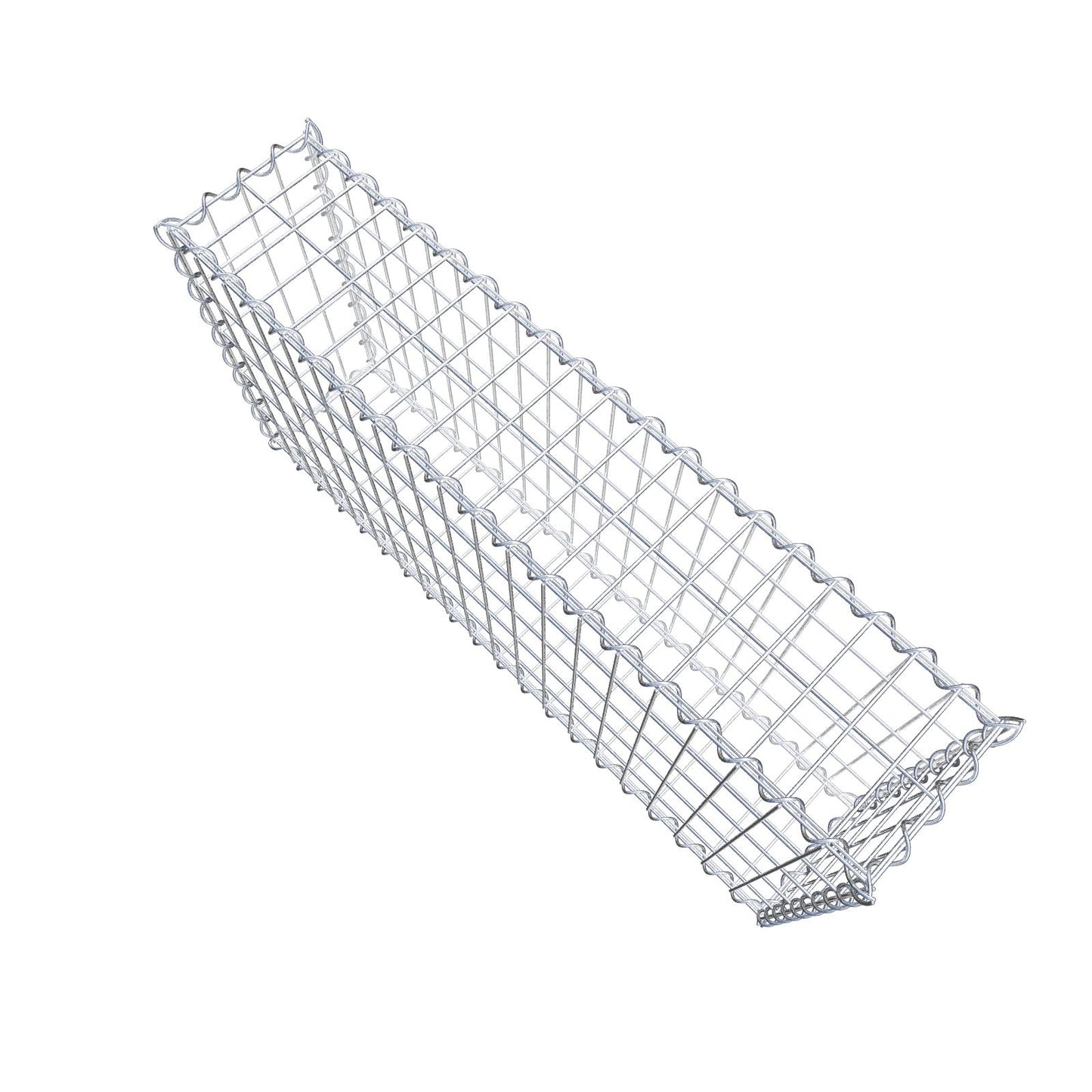 Set van 2 schanskorven 100 cm x 50 cm x 20 cm (L x H x D), maaswijdte 5 x 10 cm, spiraalvormig