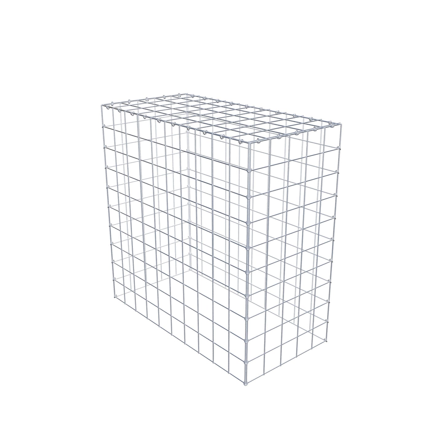 Extra gabion typ 3 100 cm x 100 cm x 50 cm (L x H x D), maskstorlek 10 cm x 10 cm, C-ring