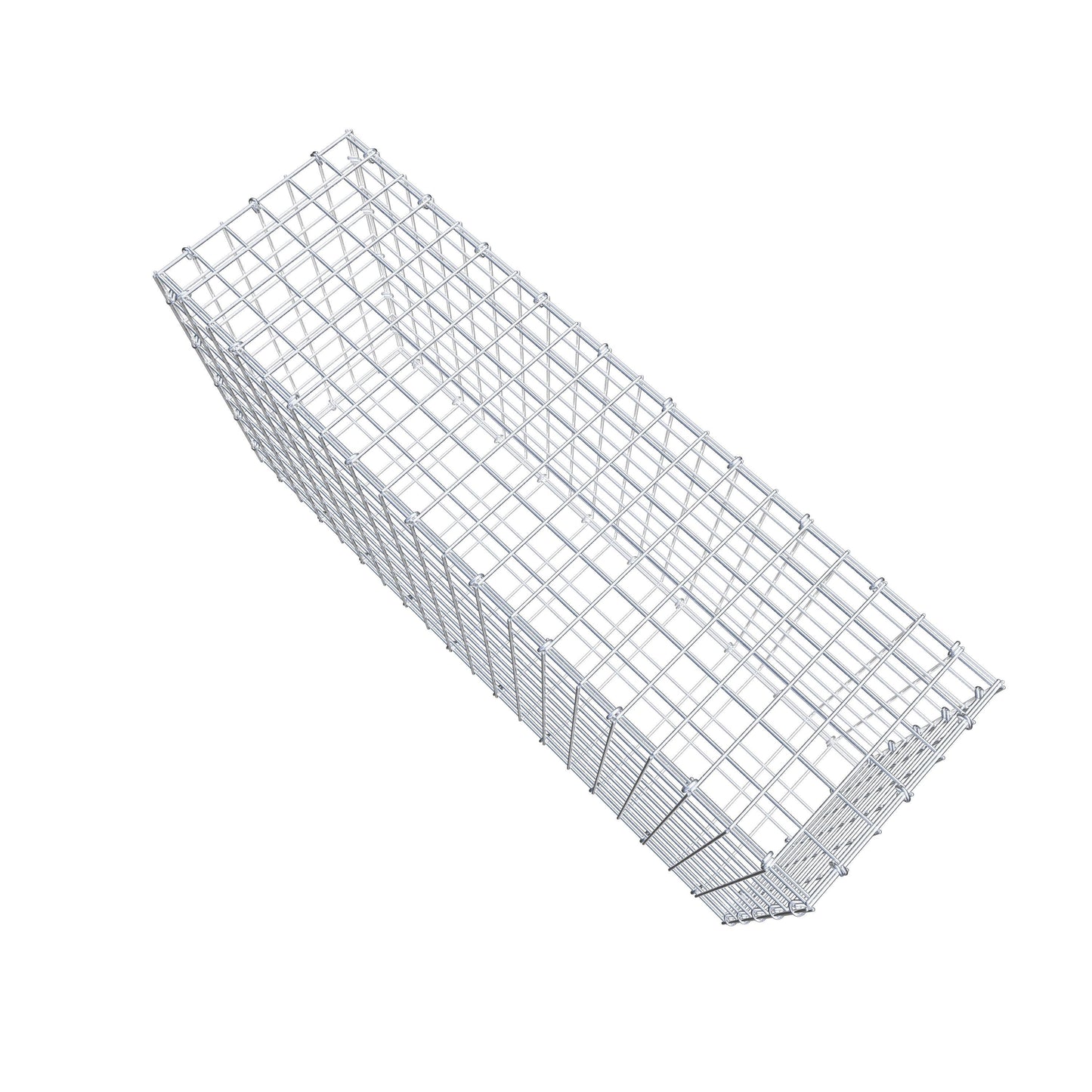 Gabion 100 cm x 50 cm x 30 cm (L x H x D), mesh size 5 cm x 5 cm, C-ring