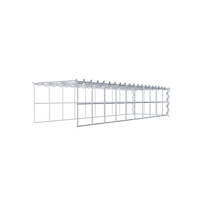 Gabião tipo 4 100 cm x 20 cm x 30 cm (C x A x P), malhagem 10 cm x 10 cm, espiral