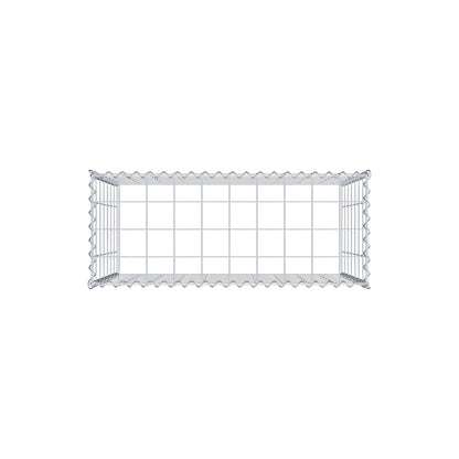 Opvokset gabion type 3 100 cm x 70 cm x 40 cm (L x H x D), maskestørrelse 10 cm x 10 cm, spiral