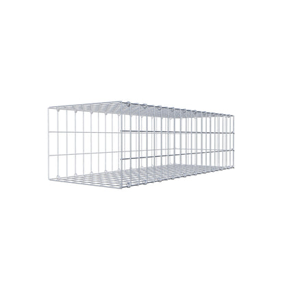 Mounted gabion type 2 100 cm x 30 cm x 40 cm, mesh size 5 cm x 10 cm, C-ring