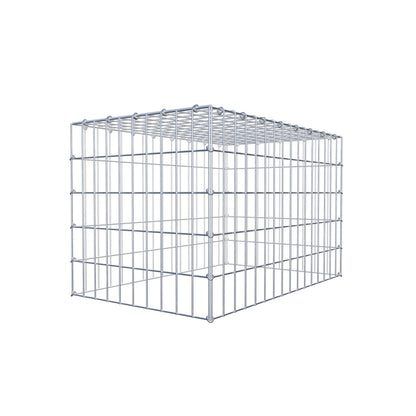 Toegevoegde pool type 3 80 cm x 50 cm x 50 cm (L x H x D), maaswijdte 5 cm x 10 cm, C-ring